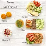 Рацион на 1400 калорий.webp